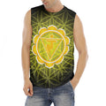 Manipura Chakra Spiritual Print Men's Fitness Tank Top