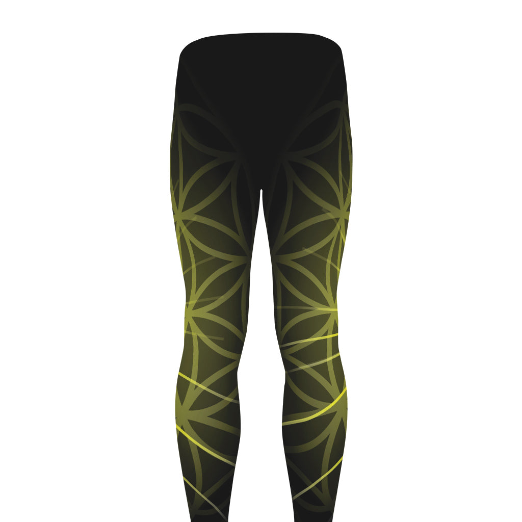 Manipura Chakra Spiritual Print Men's leggings