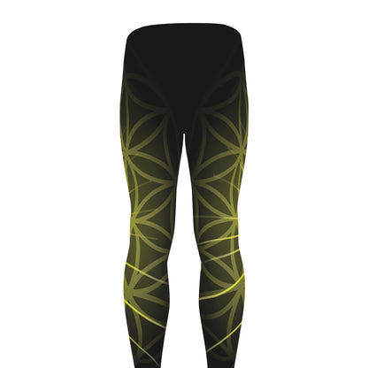 Manipura Chakra Spiritual Print Men's leggings