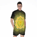 Manipura Chakra Spiritual Print Men's Romper