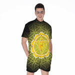 Manipura Chakra Spiritual Print Men's Rompers