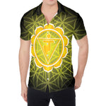 Manipura Chakra Spiritual Print Men's Shirt