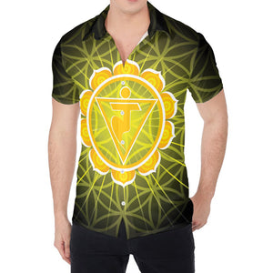 Manipura Chakra Spiritual Print Men's Shirt