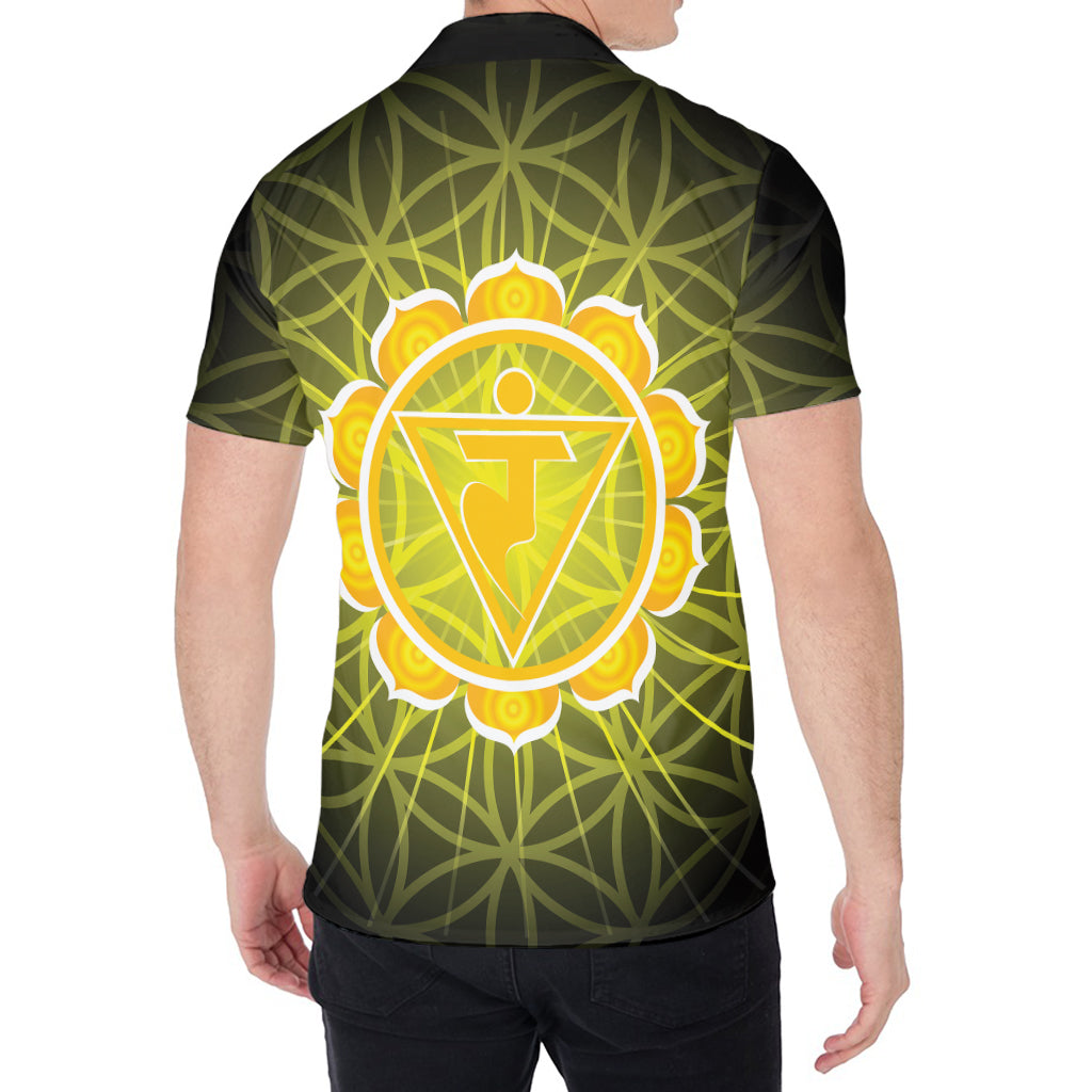 Manipura Chakra Spiritual Print Men's Shirt