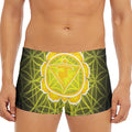 Manipura Chakra Spiritual Print Men's Short Boxer Briefs