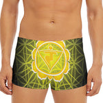 Manipura Chakra Spiritual Print Men's Short Boxer Briefs