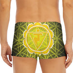 Manipura Chakra Spiritual Print Men's Short Boxer Briefs