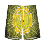 Manipura Chakra Spiritual Print Men's Sports Shorts