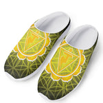 Manipura Chakra Spiritual Print Mesh Casual Shoes