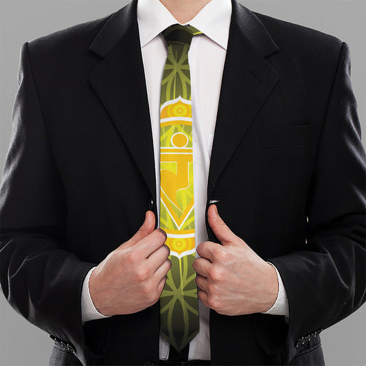 Manipura Chakra Spiritual Print Necktie