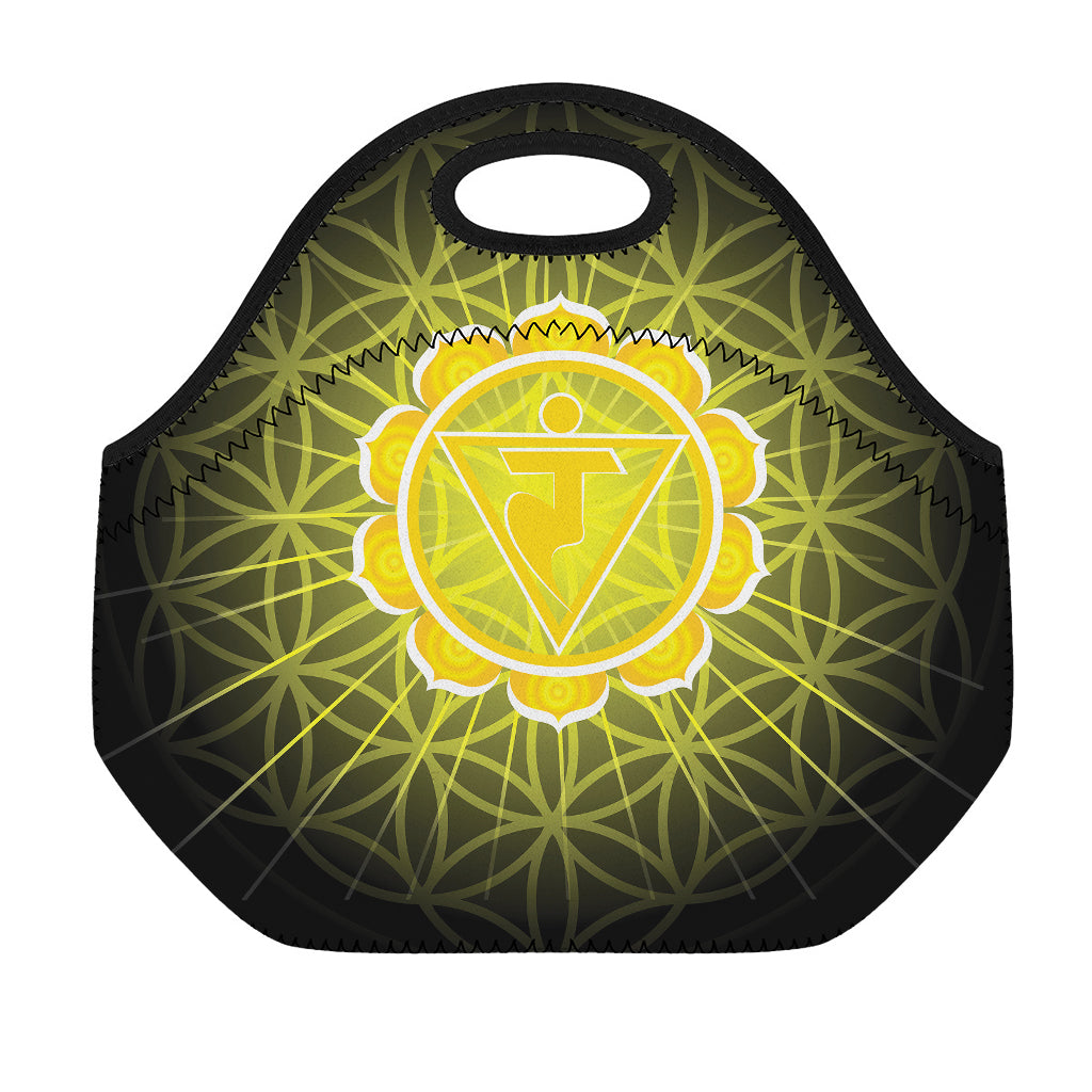 Manipura Chakra Spiritual Print Neoprene Lunch Bag