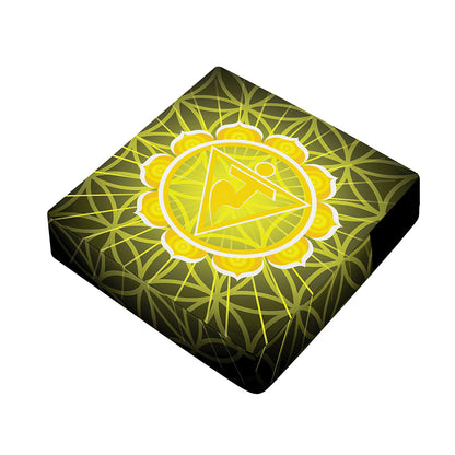 Manipura Chakra Spiritual Print Outdoor Seat Cushion Cover