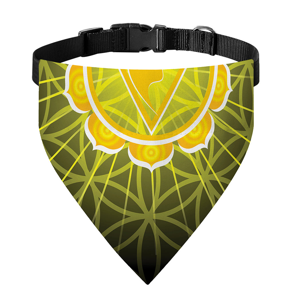 Manipura Chakra Spiritual Print Over The Collar Dog Bandana