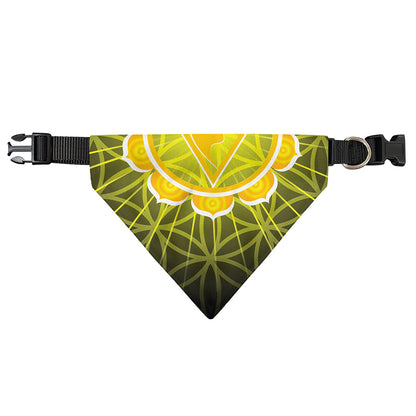 Manipura Chakra Spiritual Print Over The Collar Dog Bandana