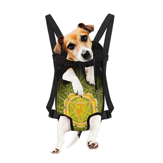 Manipura Chakra Spiritual Print Pet Carrier Backpack