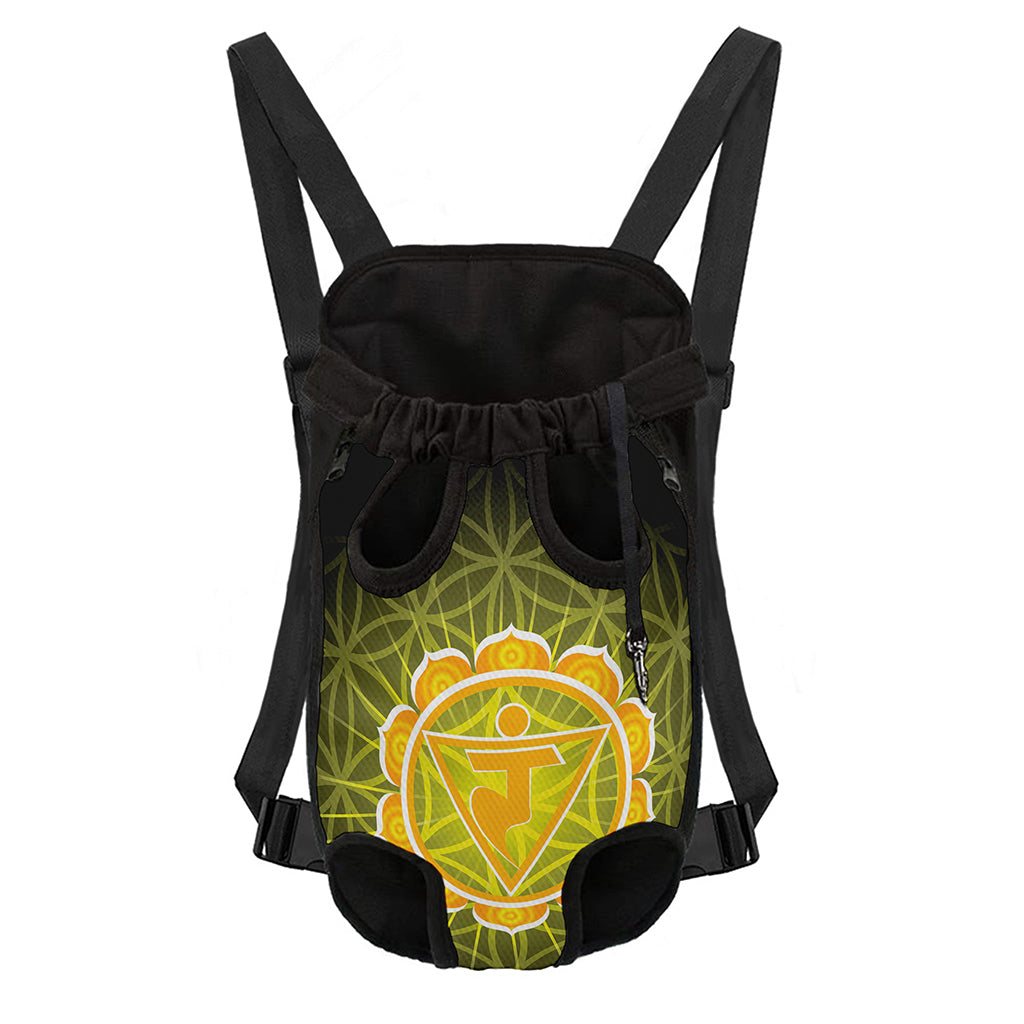 Manipura Chakra Spiritual Print Pet Carrier Backpack