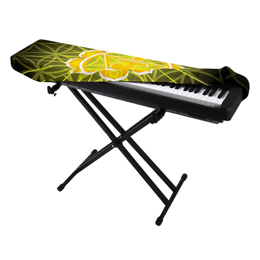 Manipura Chakra Spiritual Print Piano Keyboard Cover