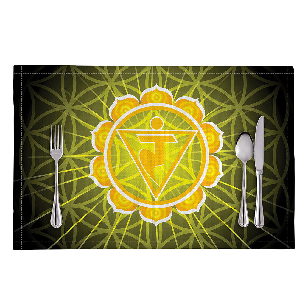 Manipura Chakra Spiritual Print Placemat