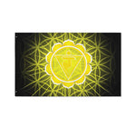 Manipura Chakra Spiritual Print Polyester Flag