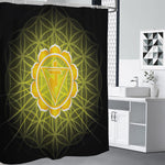 Manipura Chakra Spiritual Print Premium Shower Curtain