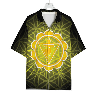 Manipura Chakra Spiritual Print Rayon Hawaiian Shirt