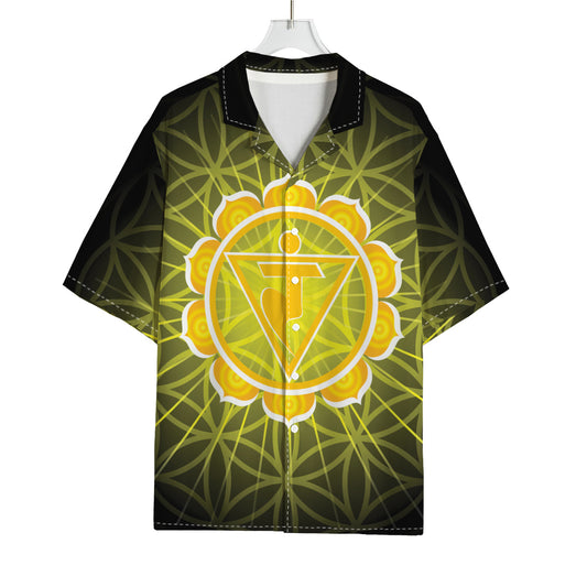 Manipura Chakra Spiritual Print Rayon Hawaiian Shirt