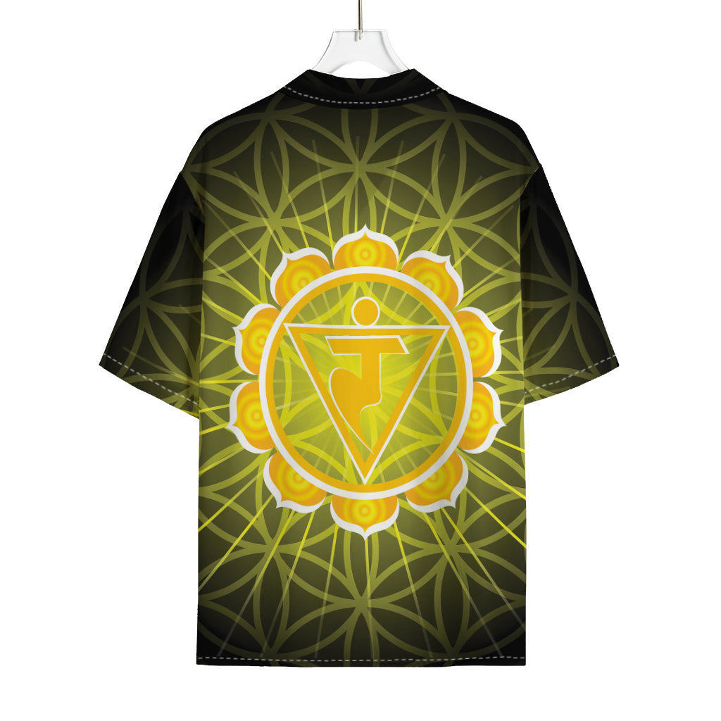 Manipura Chakra Spiritual Print Rayon Hawaiian Shirt