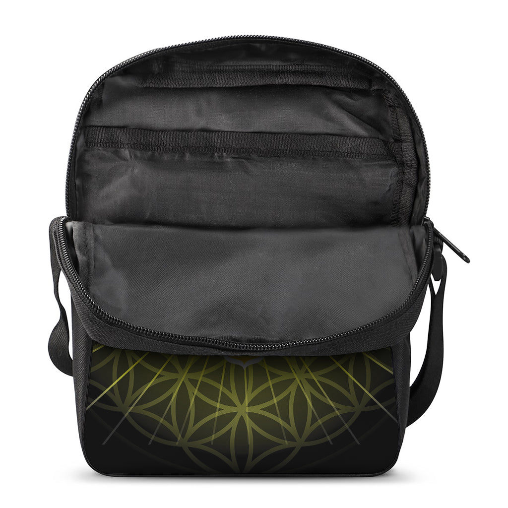 Manipura Chakra Spiritual Print Rectangular Crossbody Bag