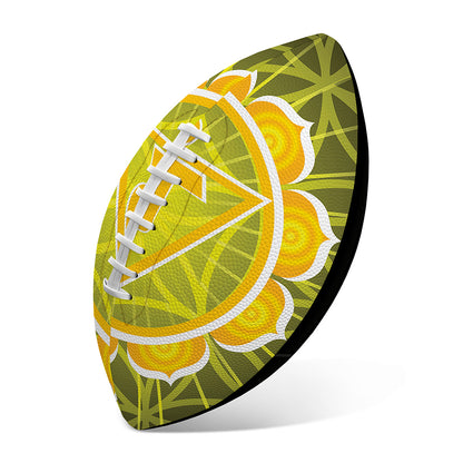 Manipura Chakra Spiritual Print Rugby Ball