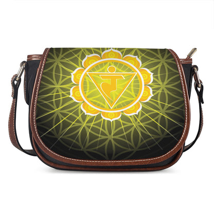 Manipura Chakra Spiritual Print Saddle Bag