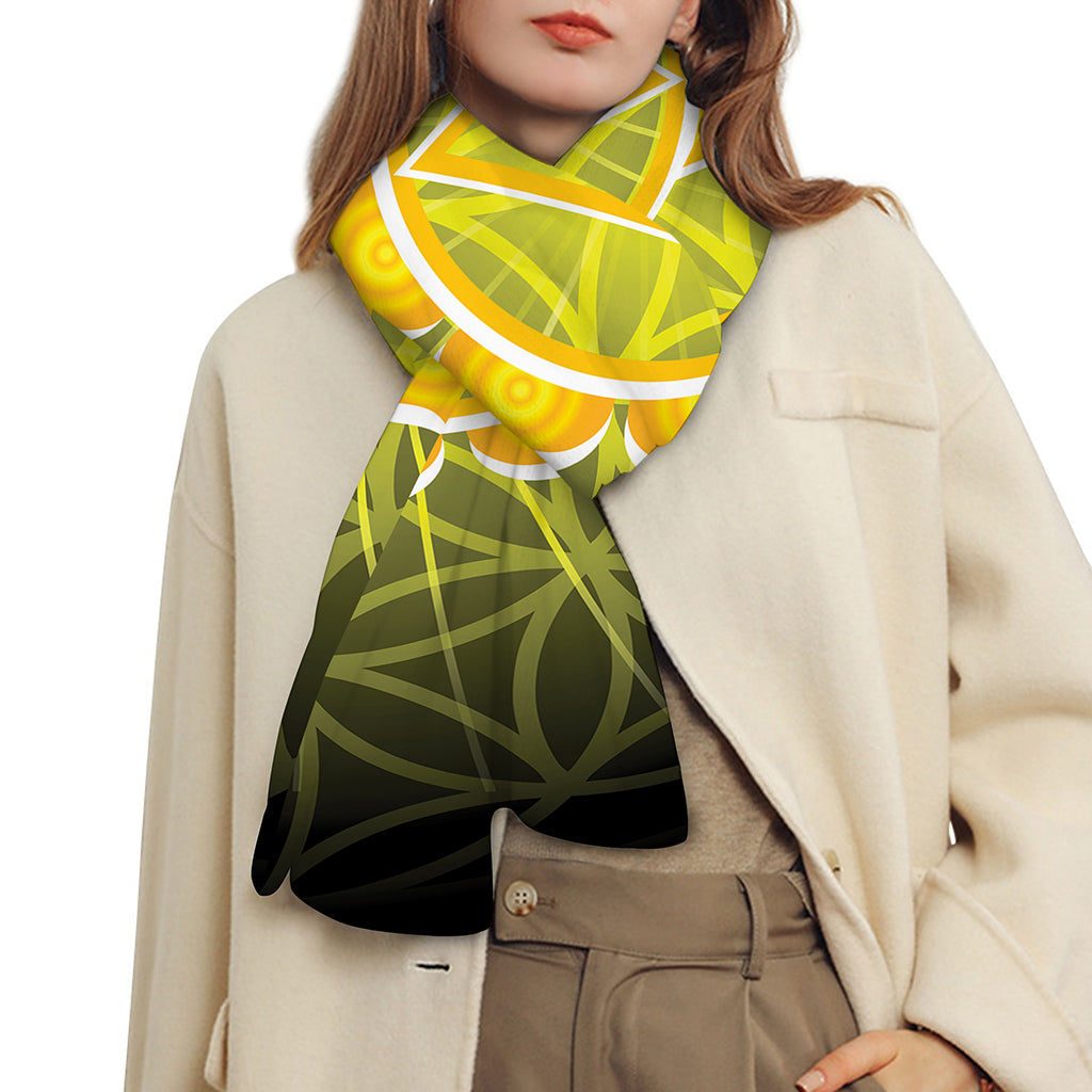 Manipura Chakra Spiritual Print Scarf