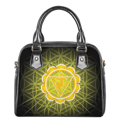 Manipura Chakra Spiritual Print Shoulder Handbag