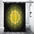 Manipura Chakra Spiritual Print Shower Curtain