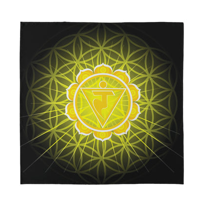 Manipura Chakra Spiritual Print Silk Bandana
