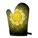 Manipura Chakra Spiritual Print Single Oven Mitt