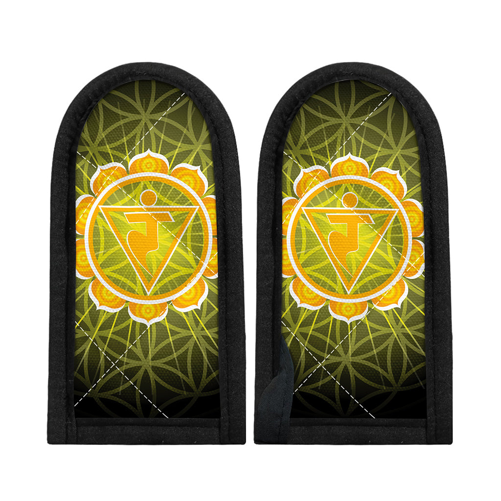 Manipura Chakra Spiritual Print Skillet Handle Cover