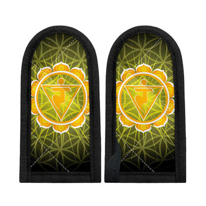 Manipura Chakra Spiritual Print Skillet Handle Cover