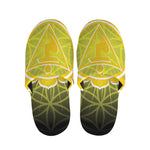 Manipura Chakra Spiritual Print Slippers
