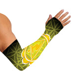 Manipura Chakra Spiritual Print Sun Protection Arm Sleeves