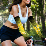 Manipura Chakra Spiritual Print Sun Protection Arm Sleeves