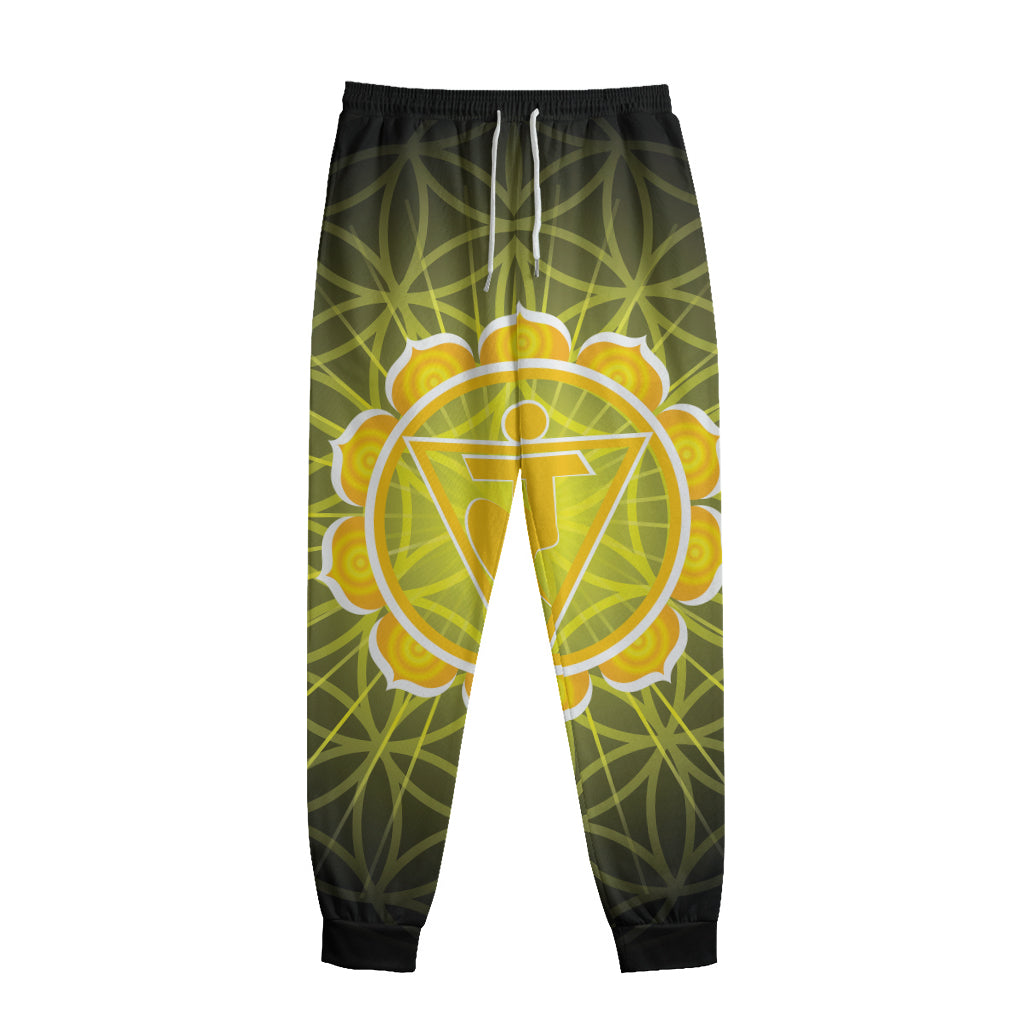 Manipura Chakra Spiritual Print Sweatpants