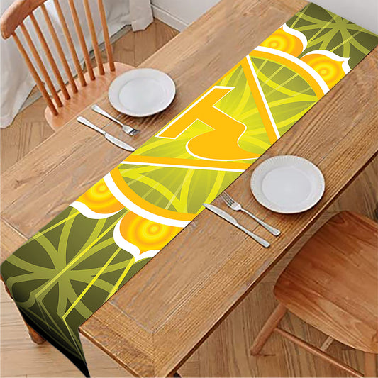 Manipura Chakra Spiritual Print Table Runner