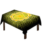 Manipura Chakra Spiritual Print Tablecloth