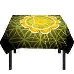 Manipura Chakra Spiritual Print Tablecloth