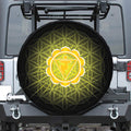 Manipura Chakra Spiritual Print Tire Cover