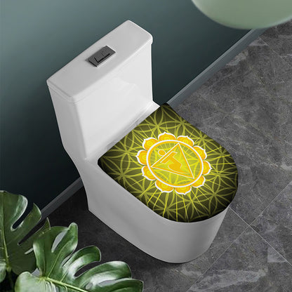 Manipura Chakra Spiritual Print Toilet Lid Cover