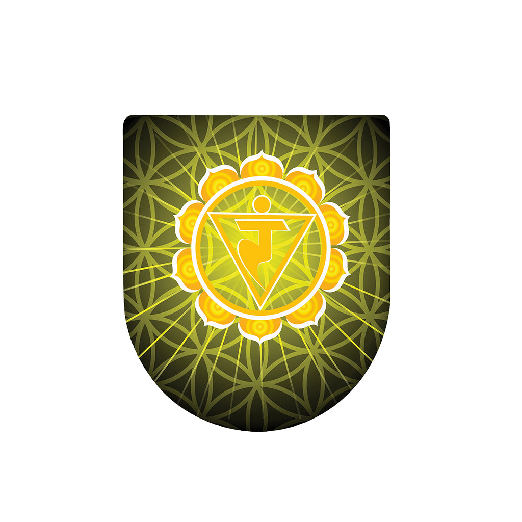 Manipura Chakra Spiritual Print Toilet Lid Cover