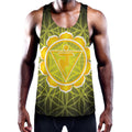 Manipura Chakra Spiritual Print Men's Workout Tank Top