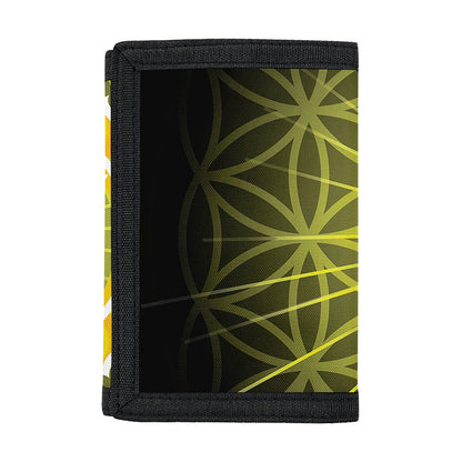 Manipura Chakra Spiritual Print Trifold Wallet