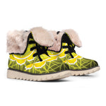 Manipura Chakra Spiritual Print Winter Boots